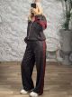 Stripes Animal Tracksuit-5168/Red