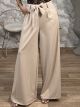Crep Wide Pants/Ecru