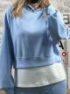 Soft Elastic Layers Sweatshirt/L.Blue