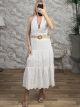 Kippur Belt Skirt-1696/White