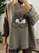 Hairy Teddy Sweatshirt/Taupe