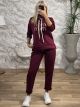 Viscose Min Min Set/Burgundy