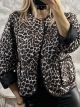 Light Quilted Jacket/Leopard
