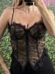 Lace Corset/Camel