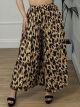 Wide Leg Print Pants/Leo1