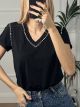 Ve Strass T-shirt/Black