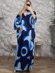 Viscose Tunic Maxi Dress/Blue-Ciel