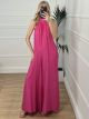 Open Back High Neck Jumpsuit/Fux