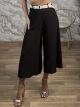 Highwaist Belt Zip Kilot-22300/Chocolat