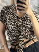 Cropped Printed Shirt/Leo1