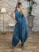Silk Asymmetrical Jumpsuit-1208/N4