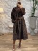 Long Leopard Fur Coat