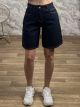 Denim Oversized Shorts-9366/Blue