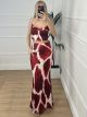 Drape Skirt Set/Burgundy