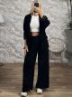 Cords Wideleg Suit-83089/Black