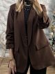 Σακάκι Plus Size/Chocolat