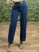 Elastic Ankle Denim Pants/Blue