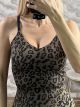 Athletic Comfort Top-4152/Grey Leopard