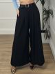 Wide Belt Pants-NEW/Black2