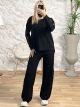 Sequins Knitted Set-1812/Black