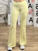 Soft Elastic Cabbana Pants/Yellow