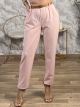 Strass Belt Pants-3196/Pink