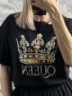 T-Shirt QUEEN Crown/Black