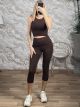 GLOW Athletic Leggings Set/Chocolat