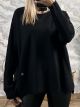 Soft Oversized Sweater-5018/Black