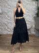 Kippur Belt Skirt-1696/Black