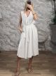Viscose SuperSoft Oversized Dress-3372/White
