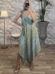 Silk Asymmetrical Jumpsuit-1208/N3
