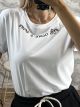 Quote T-shirt/N2-White