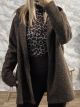 GLOW Hood Cardigan/Chocolat