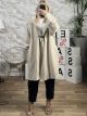 Soft Oversized Hood Coat/Beige