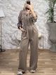 Viscose Casual Jumpsuit/Mocca
