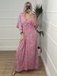 Silk Dress-M11/Pink