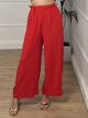 Wide Pants-103/Red