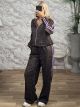 Stripes Animal Tracksuit-5168/Lilac