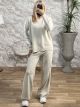 Sequins Knitted Set-1812/Vanilla