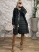 Plus Size Plaid Coat/Grey