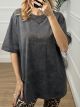 Oversized Necklace T-shirt/Dark Grey