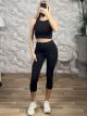 GLOW Athletic Leggings Set/Black