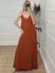 Open Back Hoops Dress/Ecai
