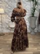 GoldenThread Skirt Set-59401/Camel