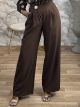 Golden Button Pants/Chocolat