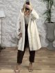 Long Fur Hood-2536/Beige