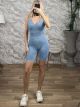 Athletic Skinny Playsuit/Ciel