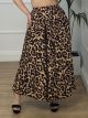 Wide Leg Print Pants/Leo2