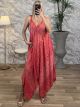 Silk Asymmetrical Jumpsuit-1208/N2